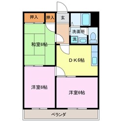 メゾンフラワーの物件間取画像